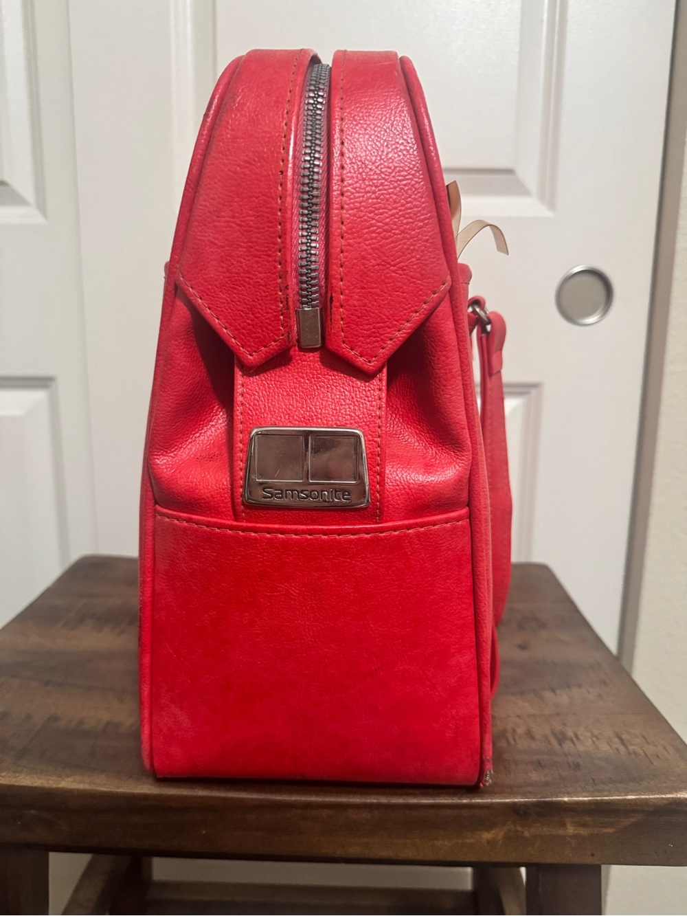 Samsonite Silhouette Red Vintage Rare